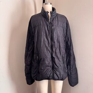 Gerry Jacket Mens L Puffer Quilted Lightweight Full Zip Packable Outdoor Warm